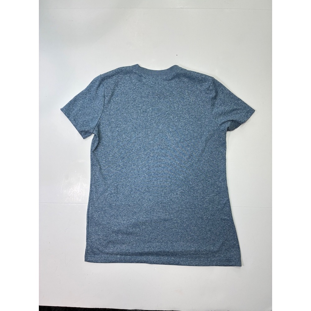 Nike Womens Dri-FIT Legend Short Sleeve Training T-Shirt Heather Blue Swoosh S - Picture 3 of 4